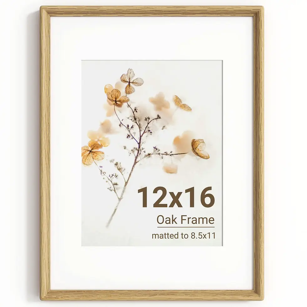 Thumbnail: KovaScape Solid Oak Picture Frame Curved Profile