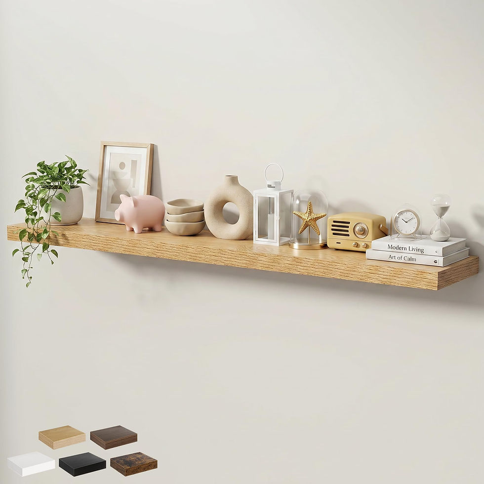 Thumbnail: KovaScape 9.3in Deep Floating Shelf - MDF Wall Shelf