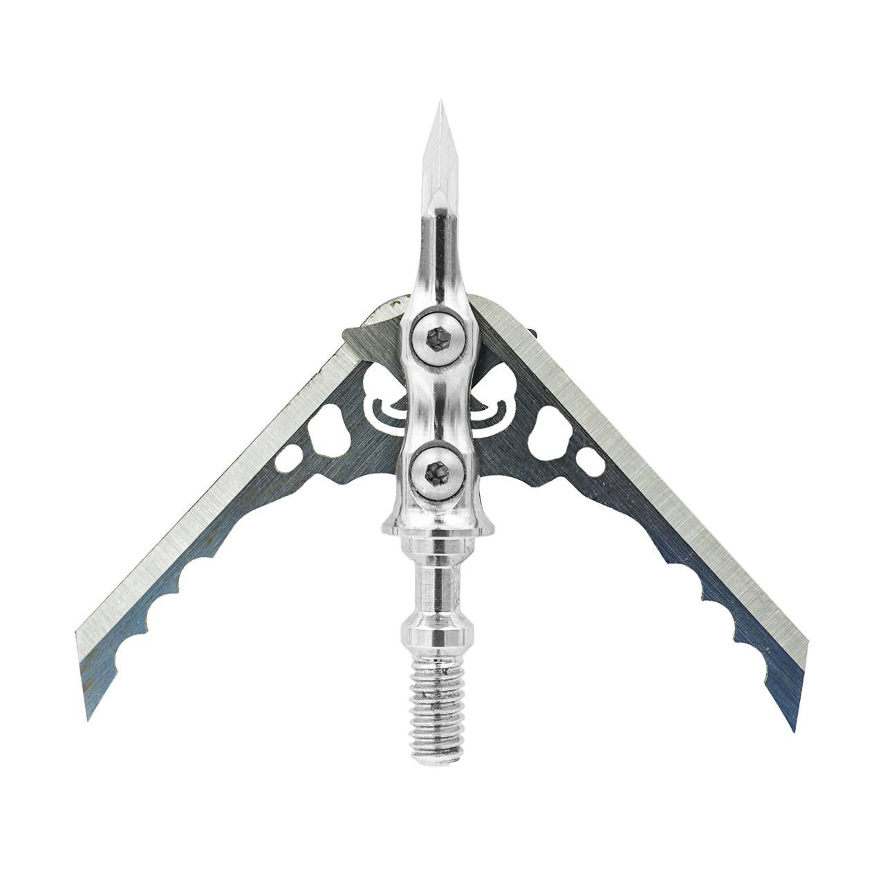 Rage Hypodermic NC 2" Broadheads 100 Grain 3-Pack | No Collar Mechanical