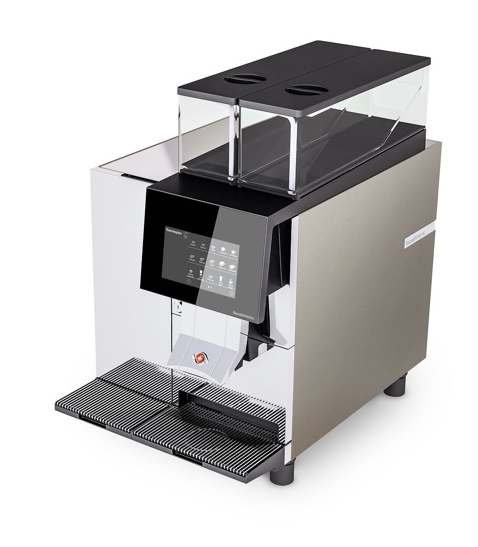 Thermoplan Black&White4 Compact CTM RS touchscreen beverage interface