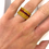 Thumbnail: Anello fascia treccia e pigmenti 