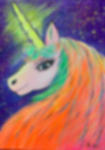Unicorn with stars