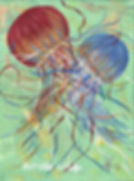 Jelly Fish in Blue
