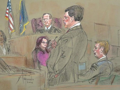 Sketches of Court: Court Reporter Sighting