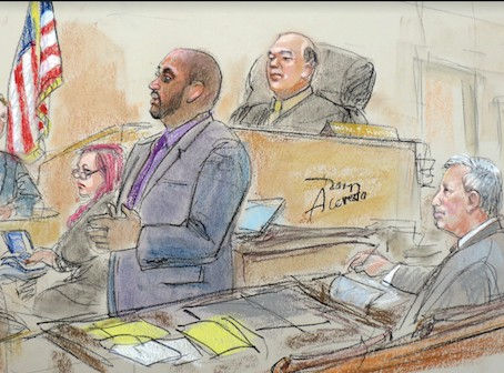 Court Reporter Sighting in Sketch