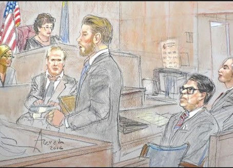 Court Reporter Sighting in Sketch
