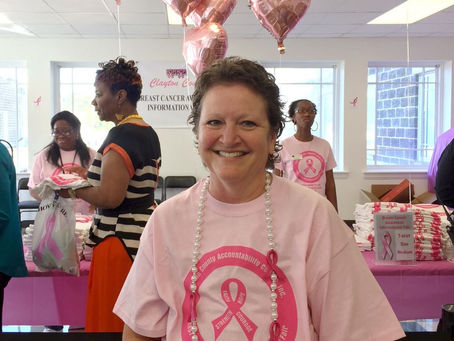 Breast Cancer Event at Clayton Justice Building