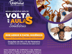 Volta às Aulas Solidária - UniPinhal