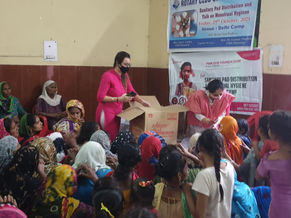 Free Sanitary Pad Donation & Menstrual Hygiene Awareness Camp |Sonipat|30 October 2021