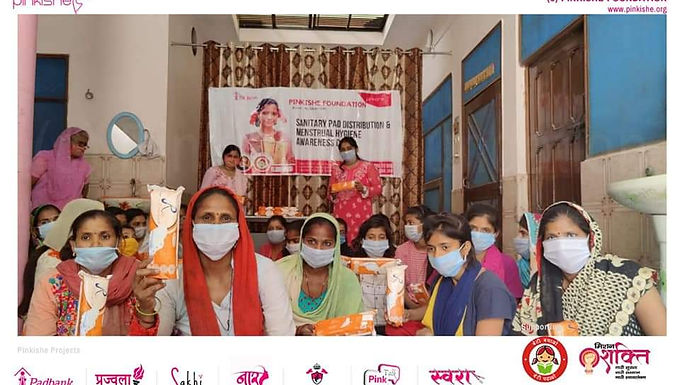 Pad Distribution & Menstrual Hygiene Awareness Camp | Aligarh| 11th April 2021