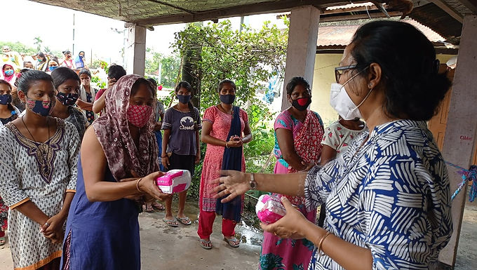 Pad Distribution & Menstrual Hygiene Awareness Camp| Assam| 4th July2021