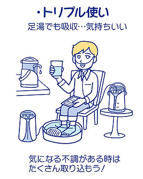 リタエアー水素吸入・リタアクア水素水・リタライフ水素足湯のトリプル使い 気になる不調がある時にはたくさん取り込もう