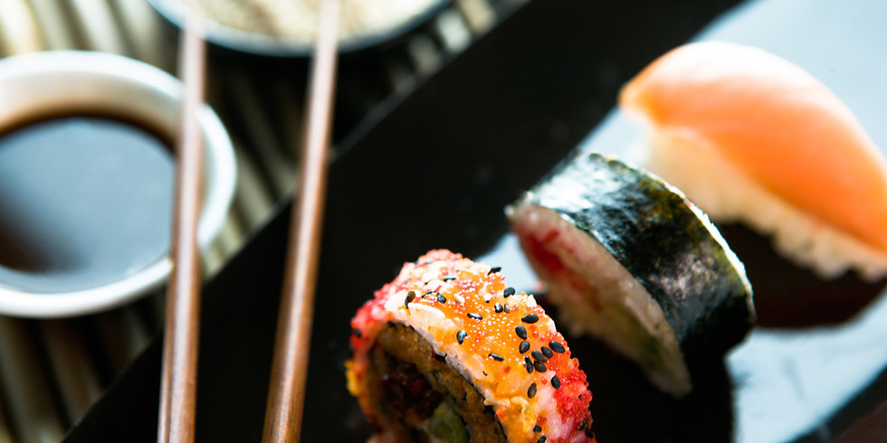 On-Line Class Taste of Asia -Sushi and Saki