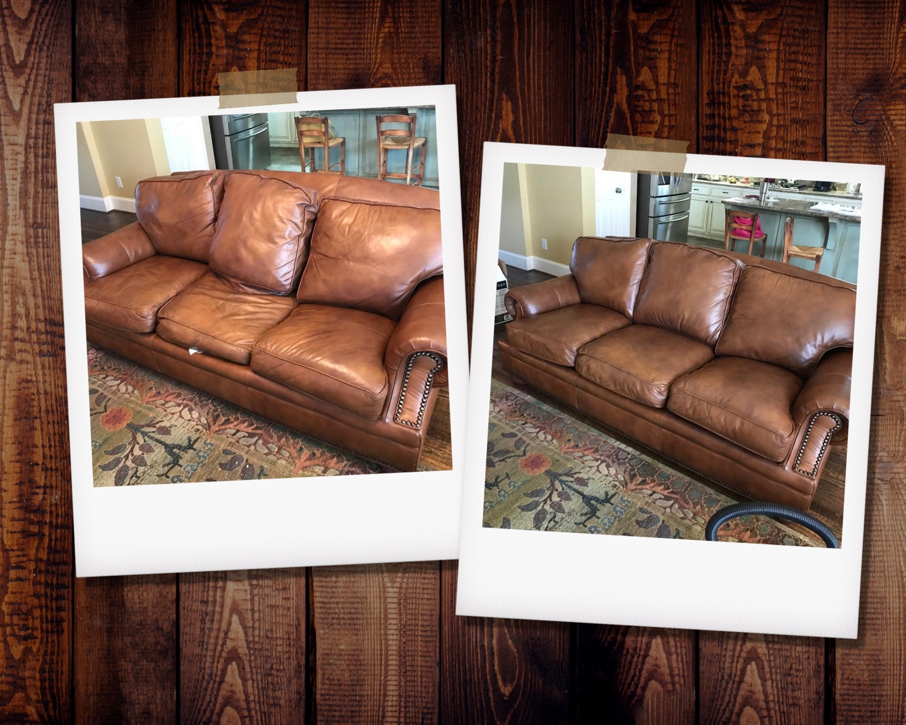 Color Restored & Cushion Restuffed