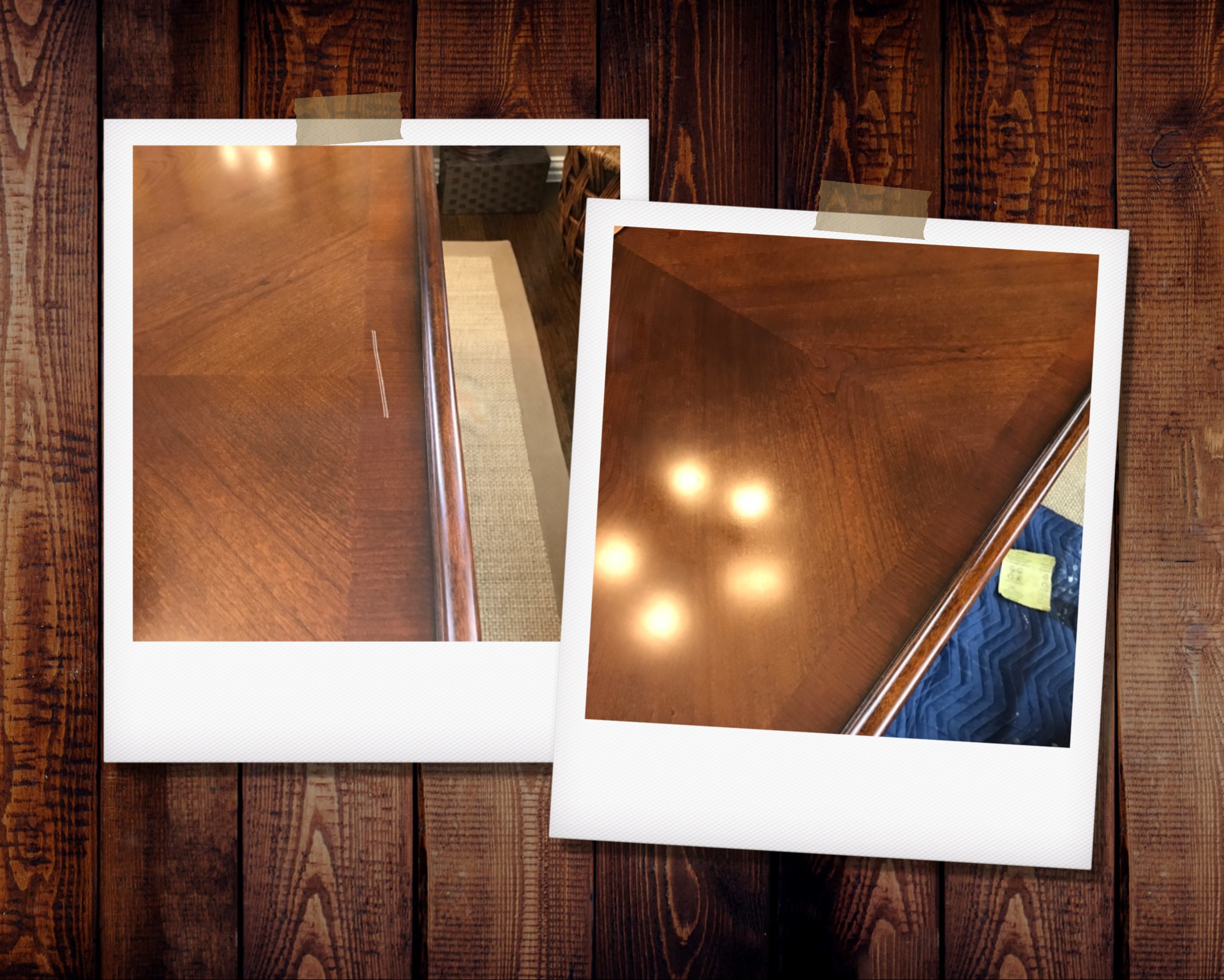 Gouged table