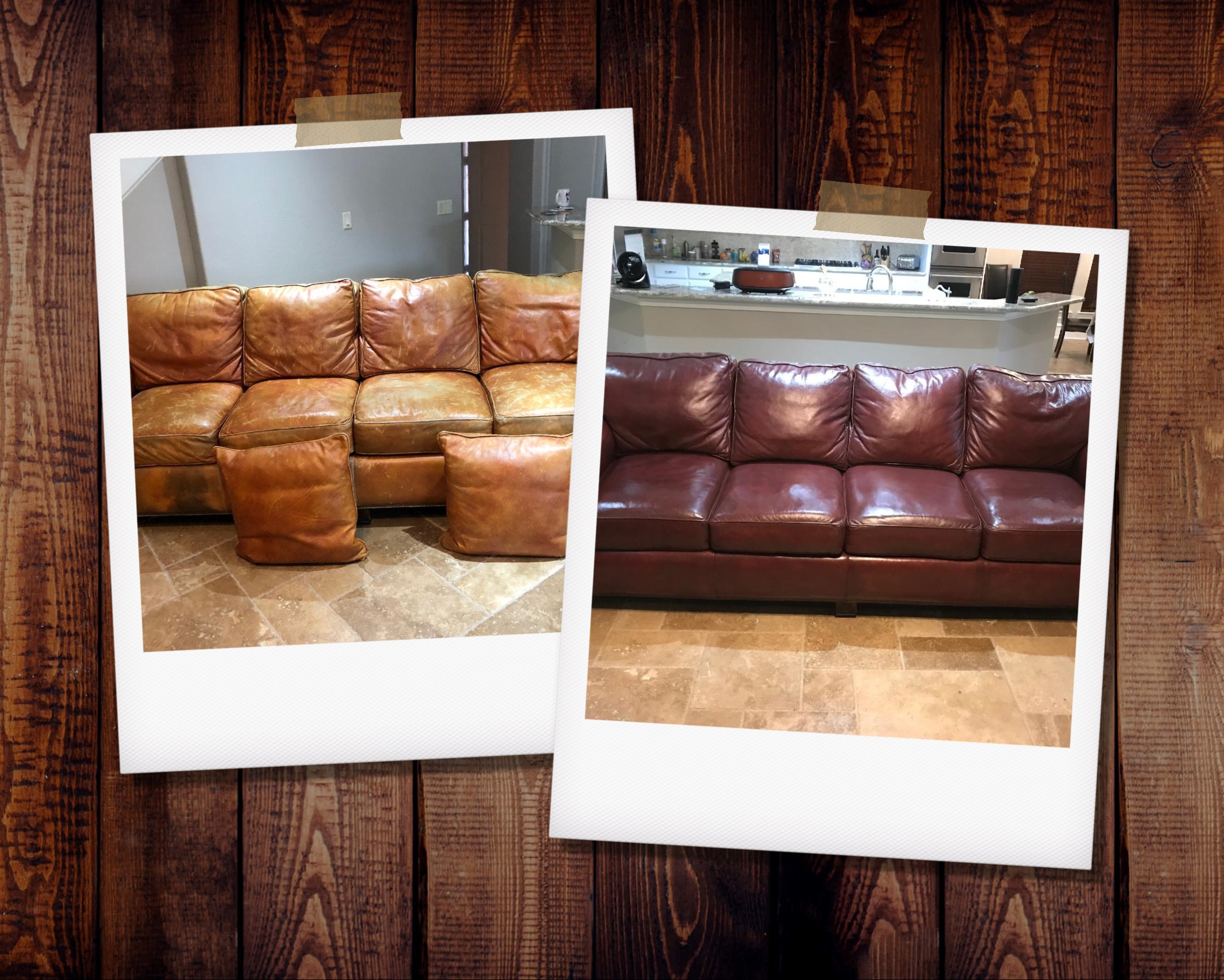 Leather restoration