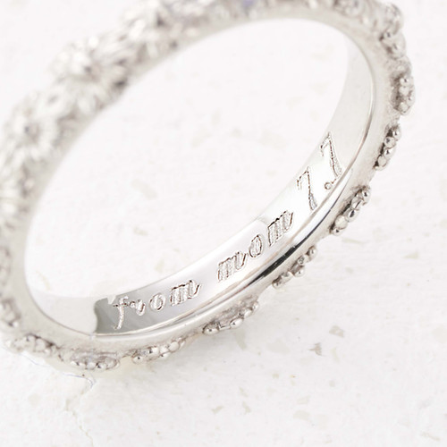 PinkDia】 Hydrangea Baby / 紫陽花 BabyRing ピンクダイヤモンド