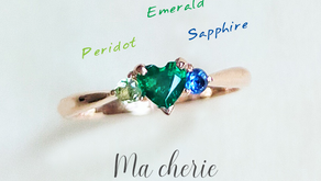 １st Birthday♡ハートのベビーリング 