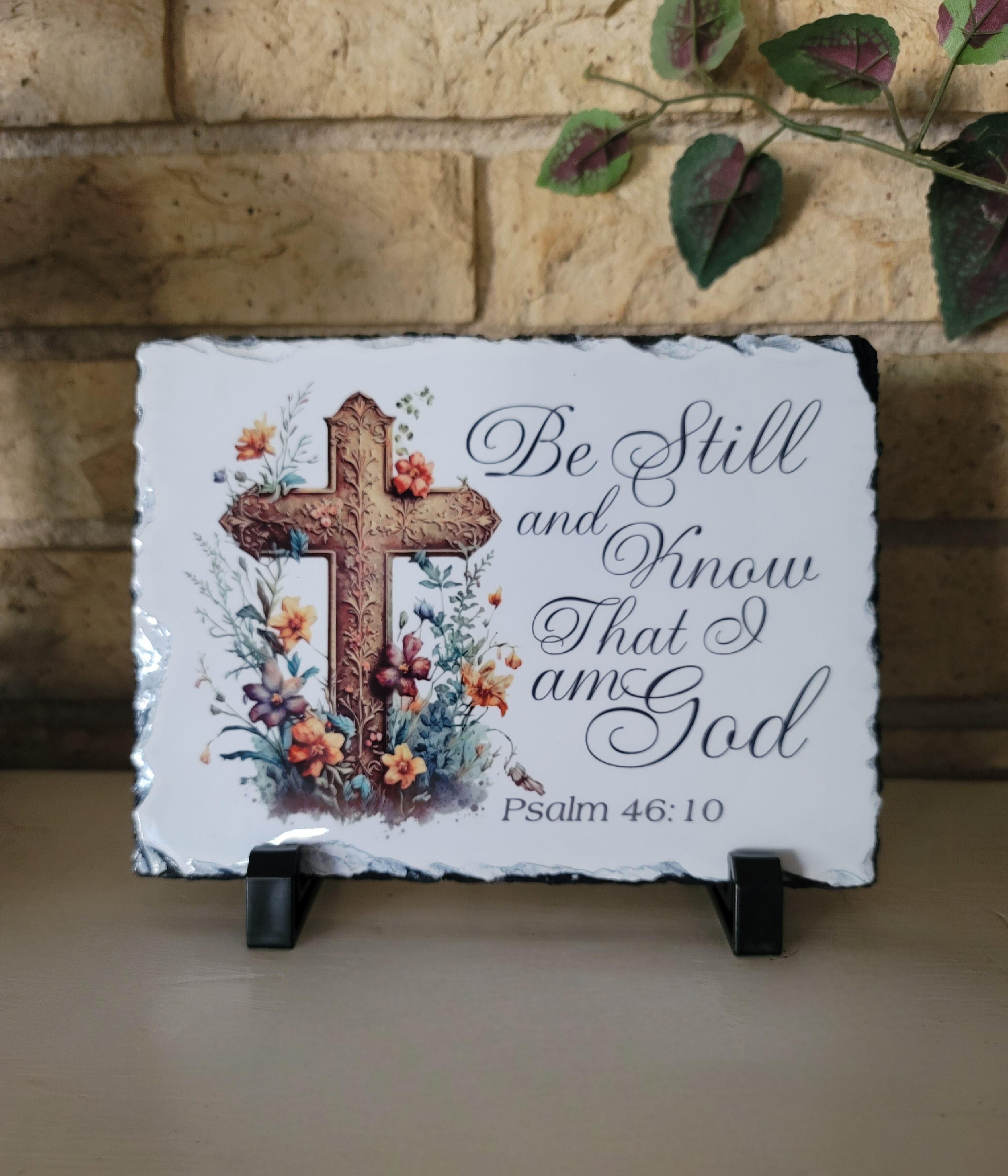 Be Still and Know Stone Slate