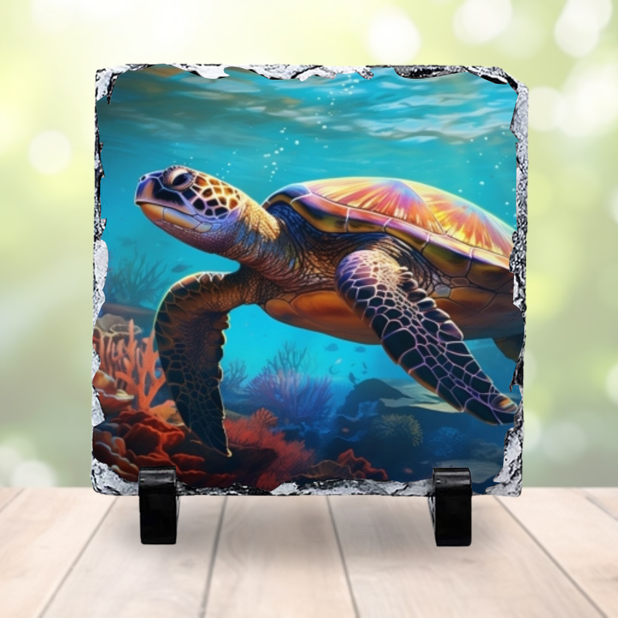 Sea Turtle Photo Slate