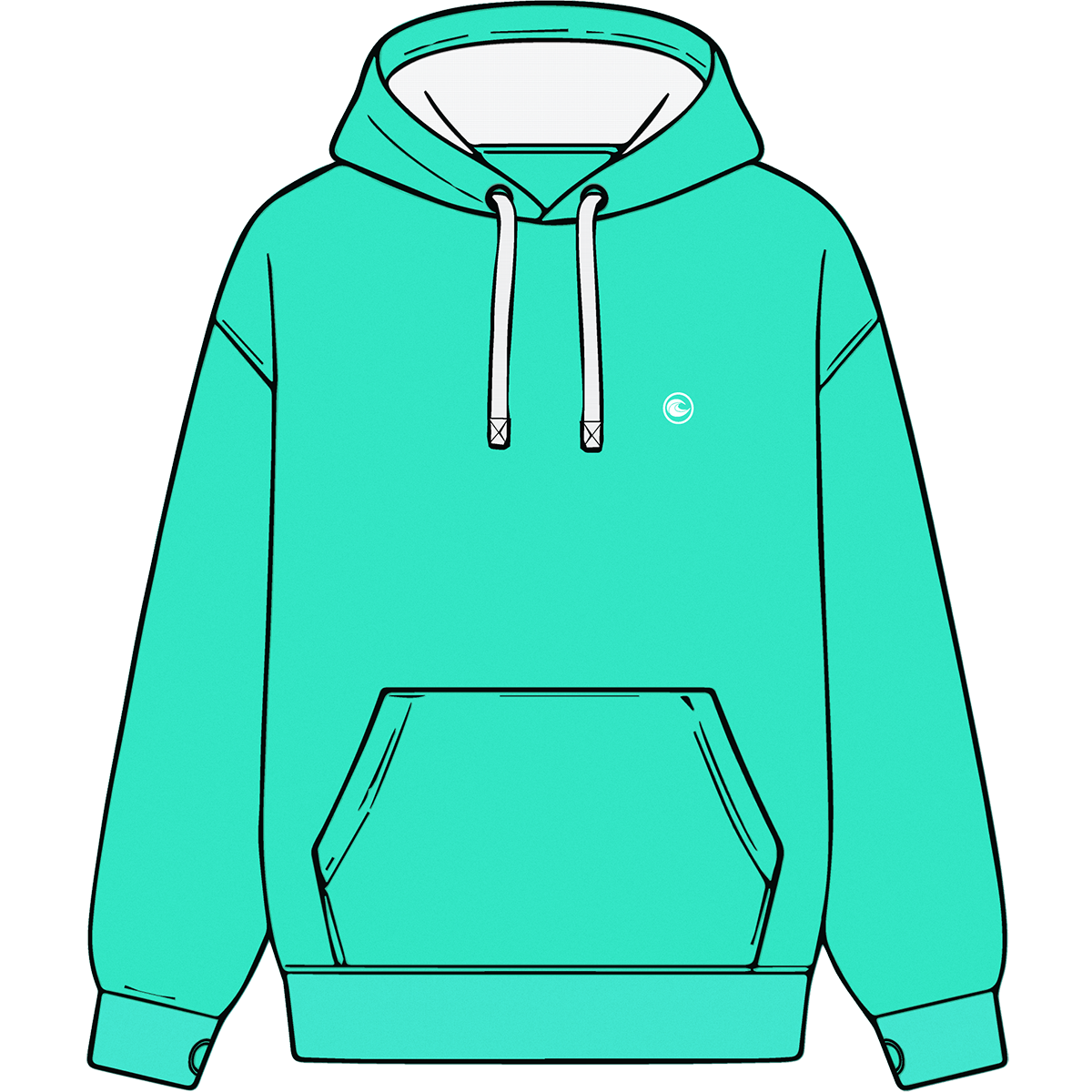 Gumdrop Bian Logo Custom Hoody