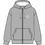 Thumbnail: Cloud Grey Sand Logo Zipped Custom Hoody