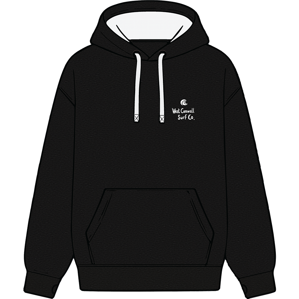 Thumbnail: Charcoal Melange Sand Logo Custom Hoody