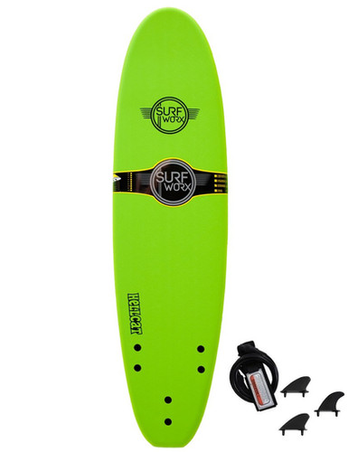 Surfworx Hellcat 7ft Mini Mal Soft Surfboard | West Cornwall Surf