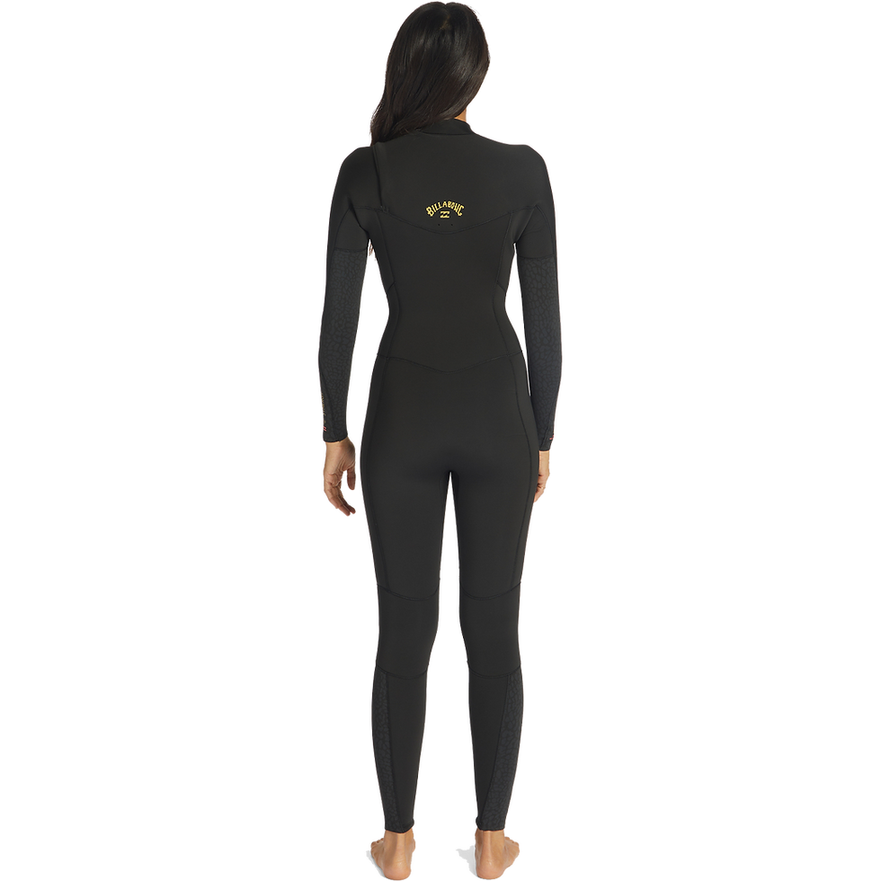 Thumbnail: Billabong 3/2mm Ladies Synergy Chest Zip Wild Black