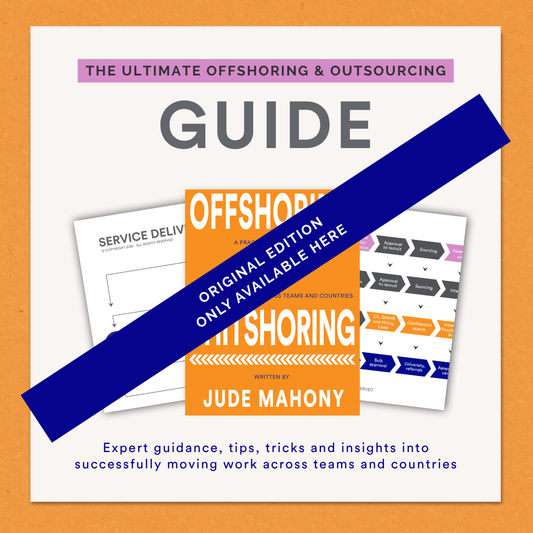 Offshoring or Shitshoring paperback - ORIGINAL EDITION