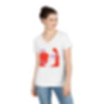 Thumbnail: V-Neck T-Shirt She Can, She Will, She Did