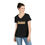 Thumbnail: V-Neck T-Shirt Feminism is for Everyone Gold