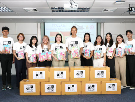 TTA LAB donated 460 sets of stationery to children affected by floods in Chiang Rai 