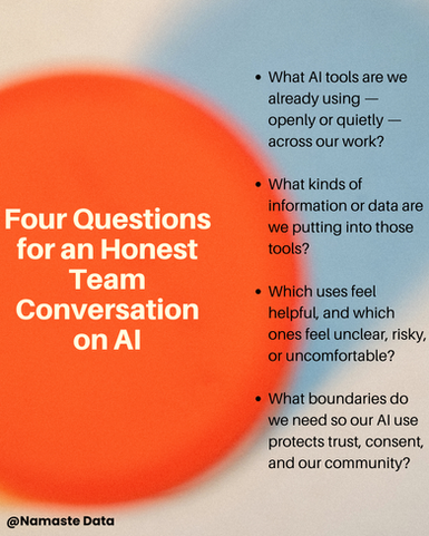 Team Conversations on AI