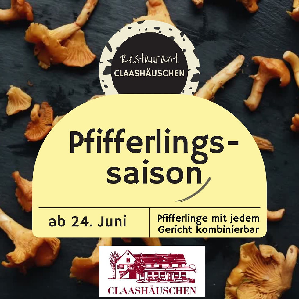 Pfifferlinge Claashäuschen