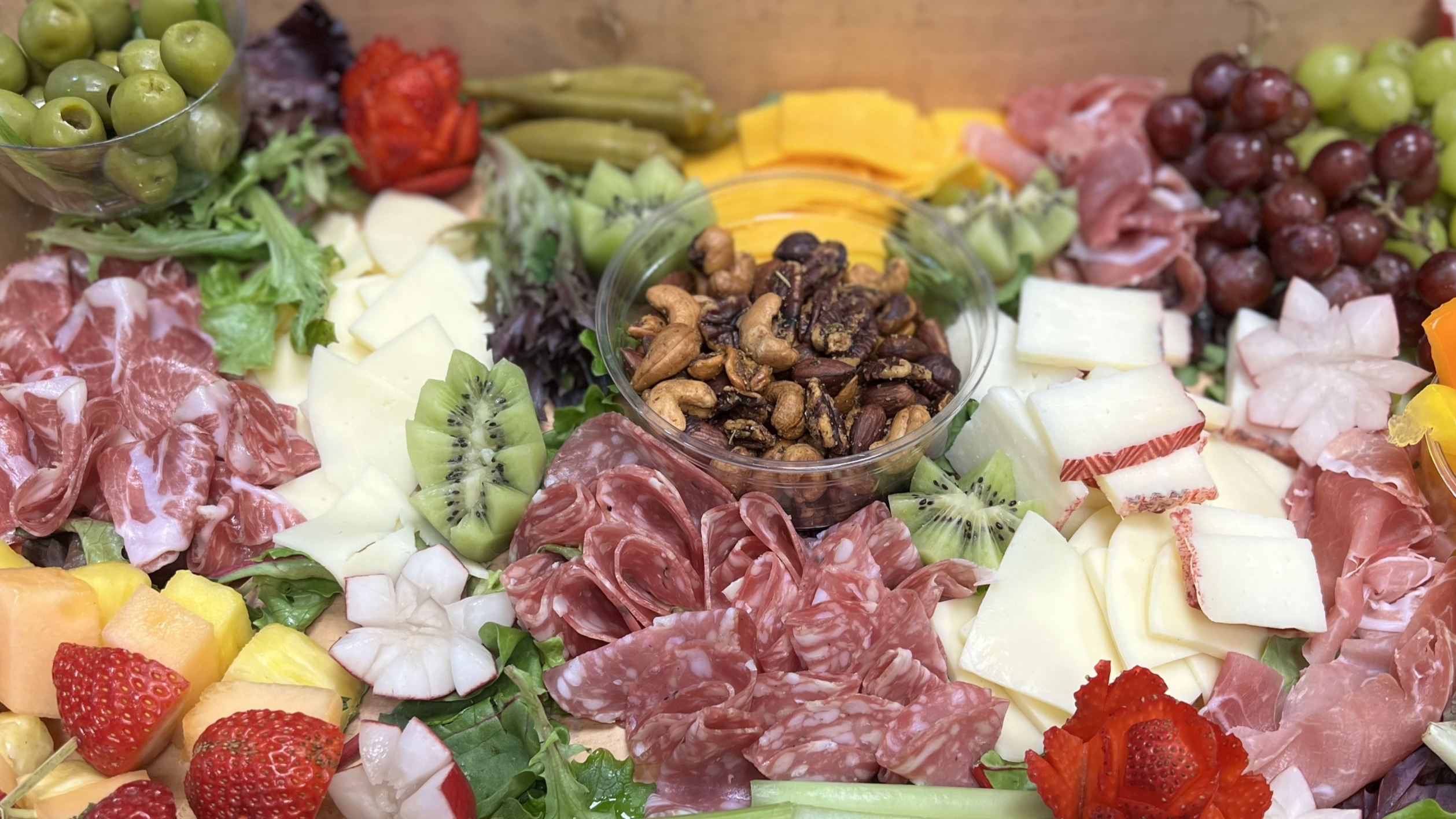 Arranged Food and Objects