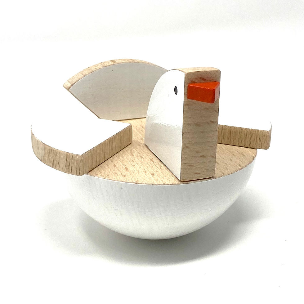 Wooden Toy Bird, animals for babies rooms