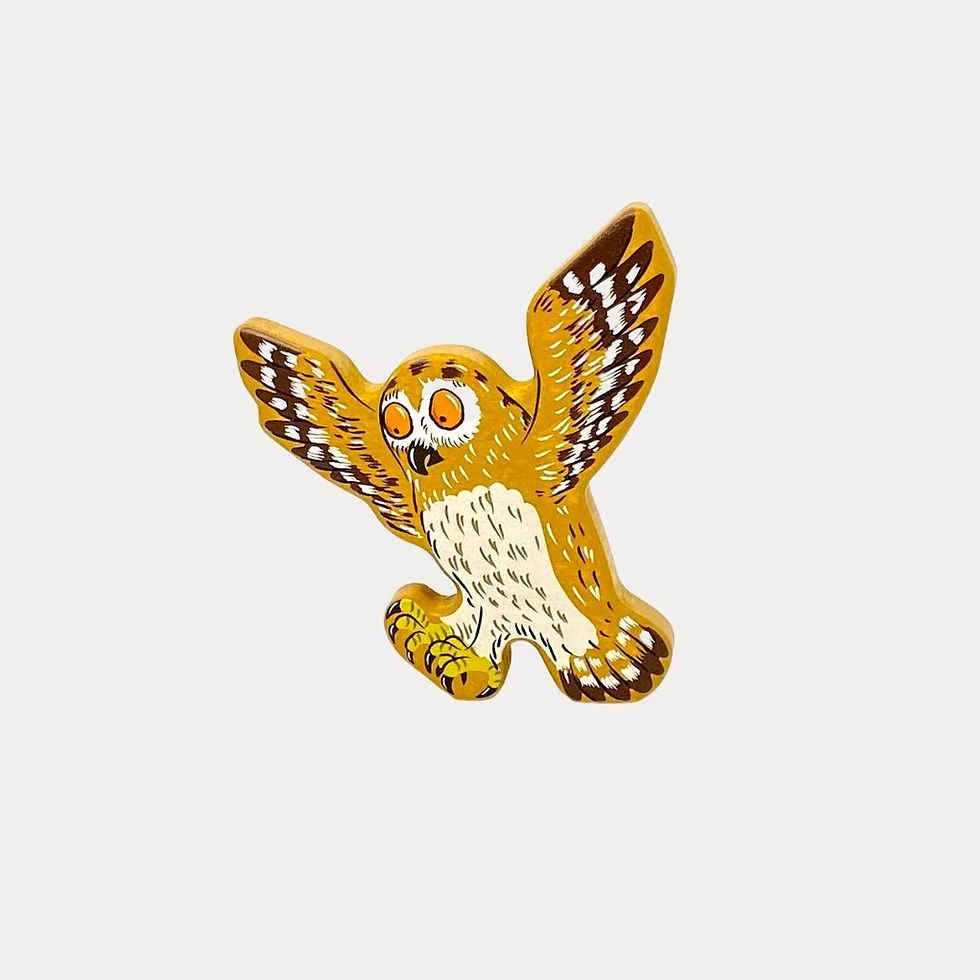 Bajo Gruffalo Official Owl Wooden Figure