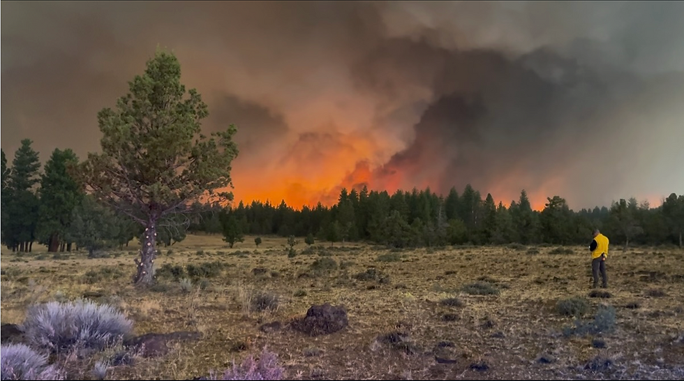 Akawa Butte Fire update for the barn in sisters