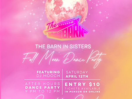 April Happenings at The Barn in Sisters