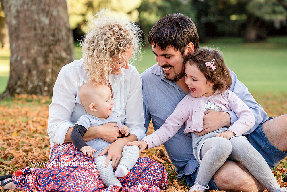 outdoor family portrait