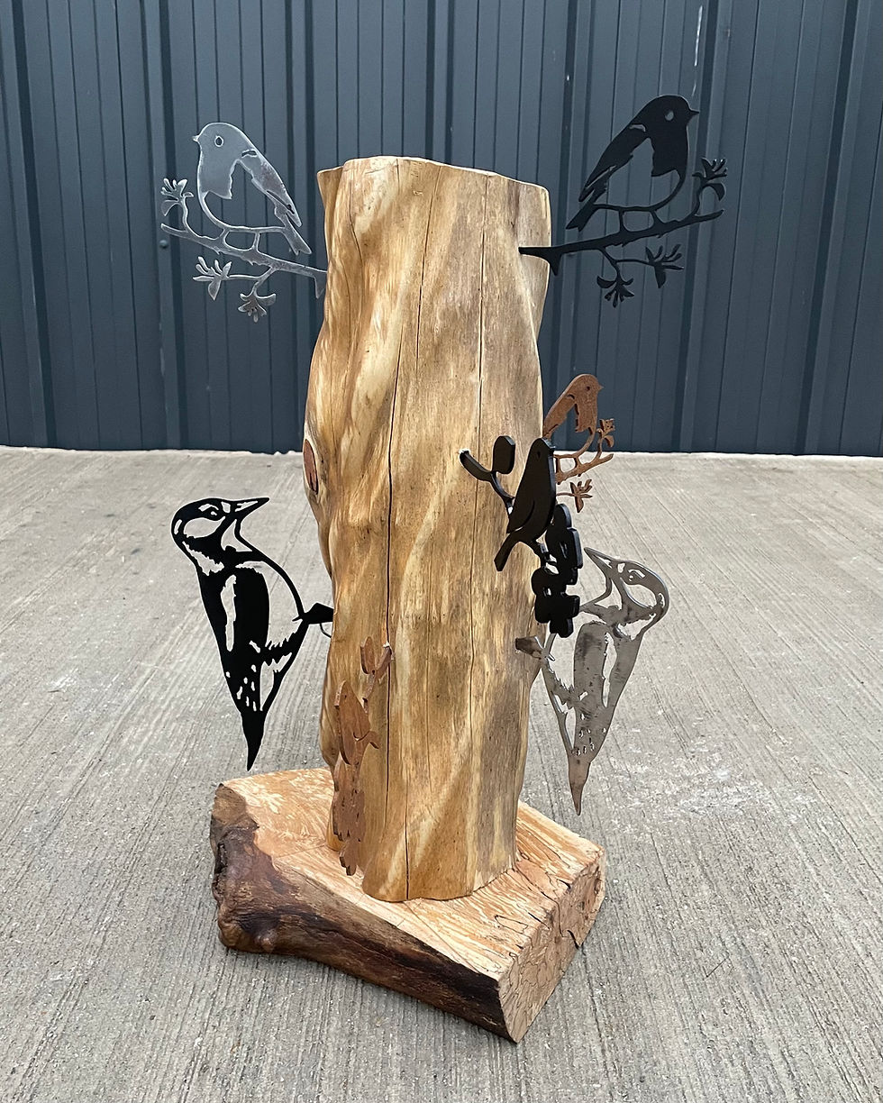 Thumbnail: Metal Woodpecker - Tree Spike