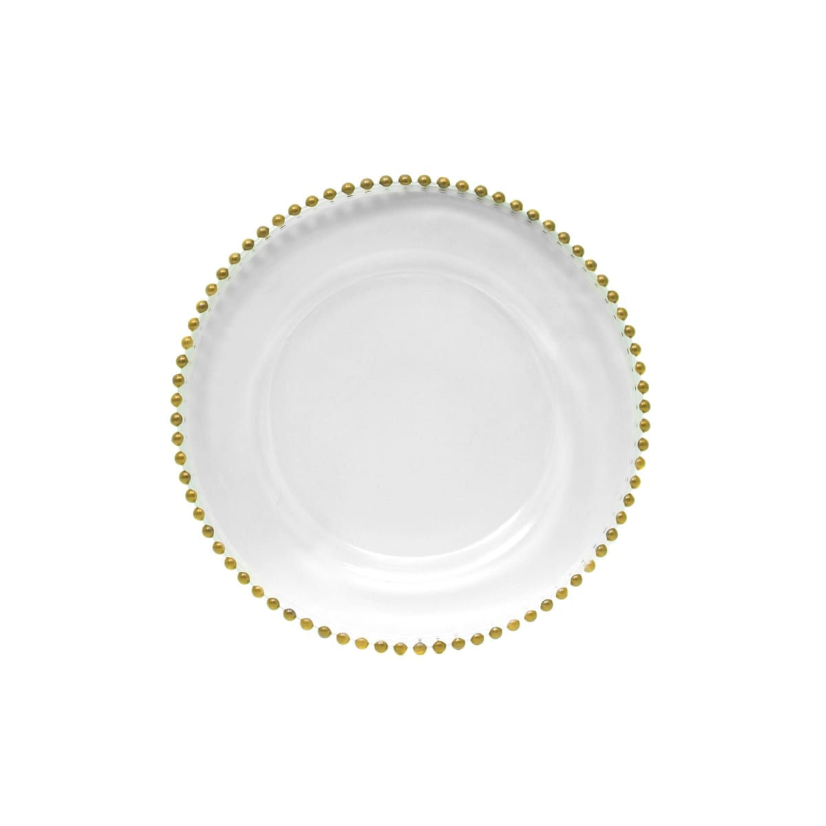 Gold Beaded Charger Plate