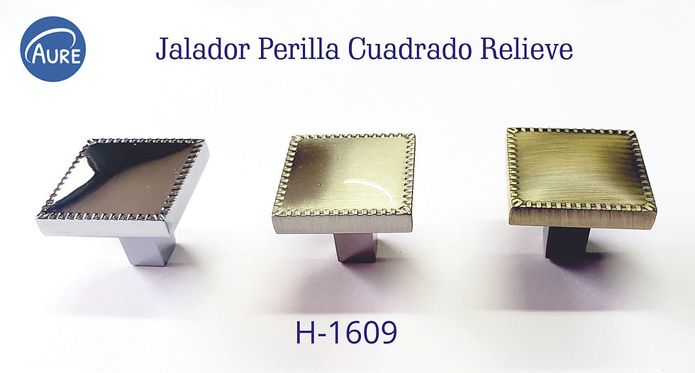 Thumbnail: Jalador perilla cuadrado relieve