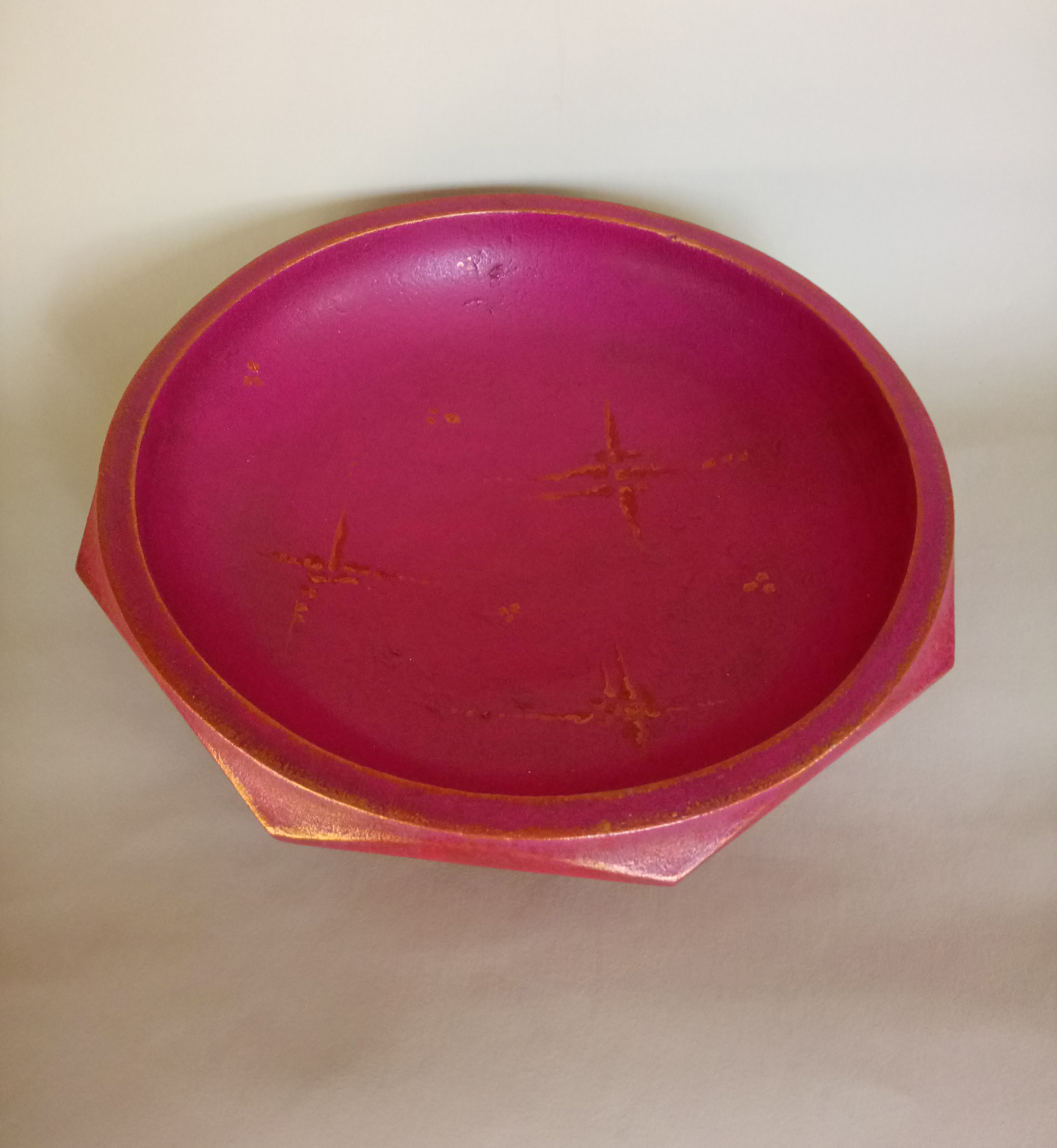 Pink Gold Bowl