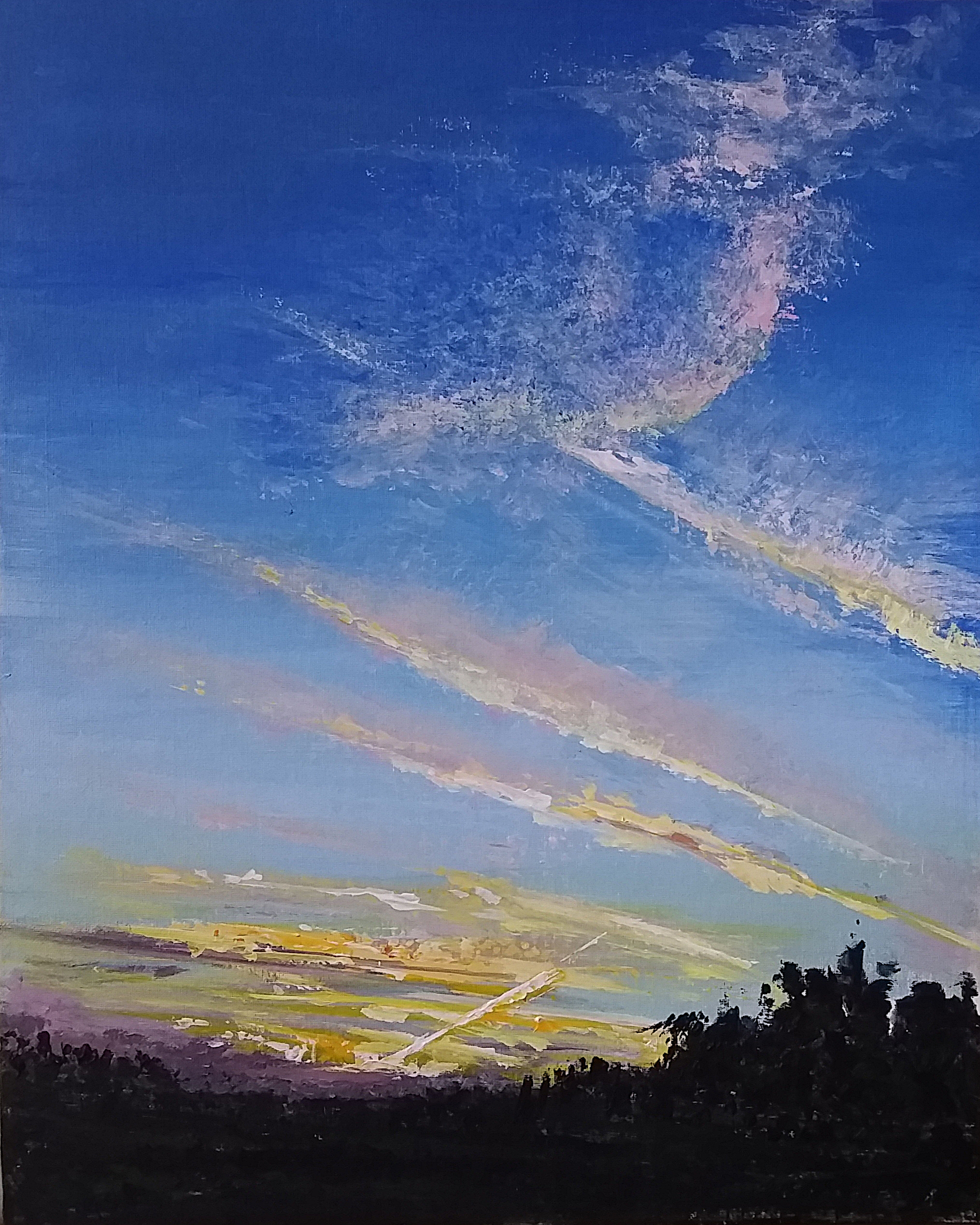 "Streaking the Sky with Gold"