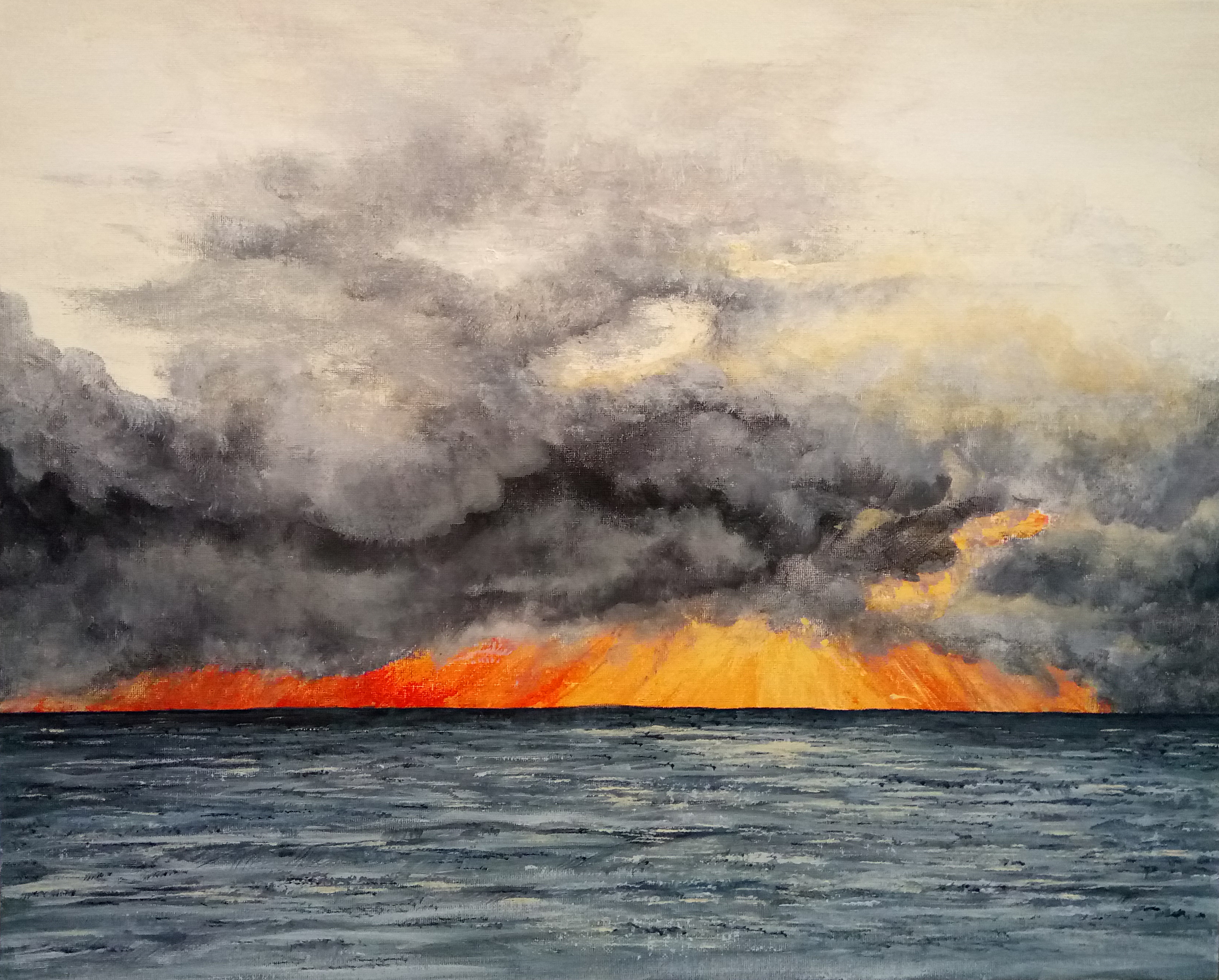 "Sunset Drama from Cogden Beach"