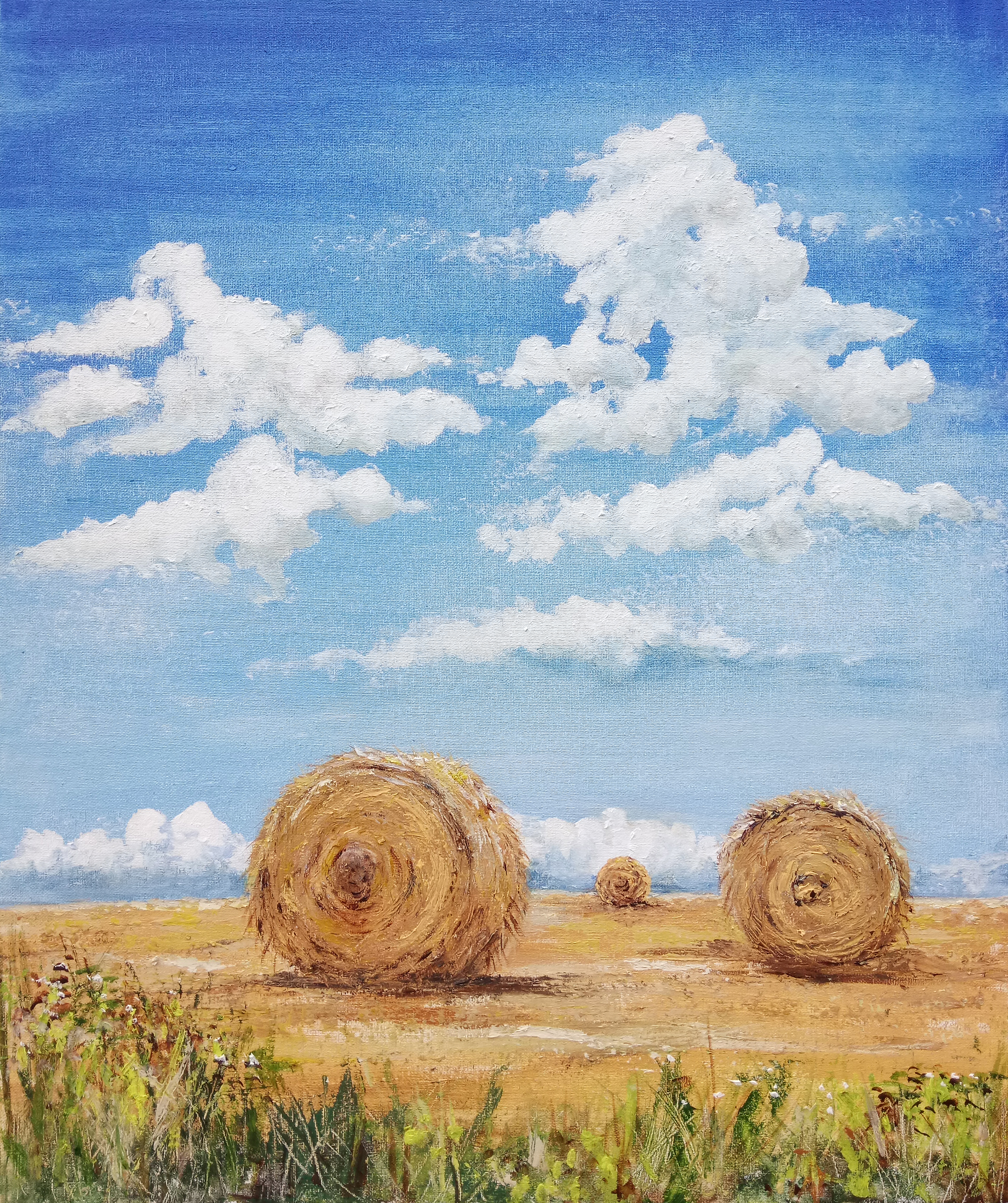 "Hay Bales - Summer 2018"