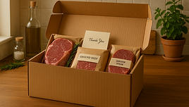 grass-fed beef online subscription box