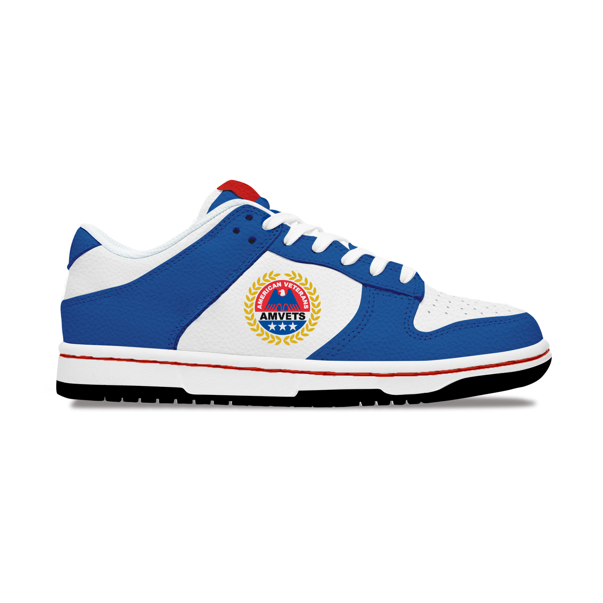 AMVETS Low Tops Red White and Blue